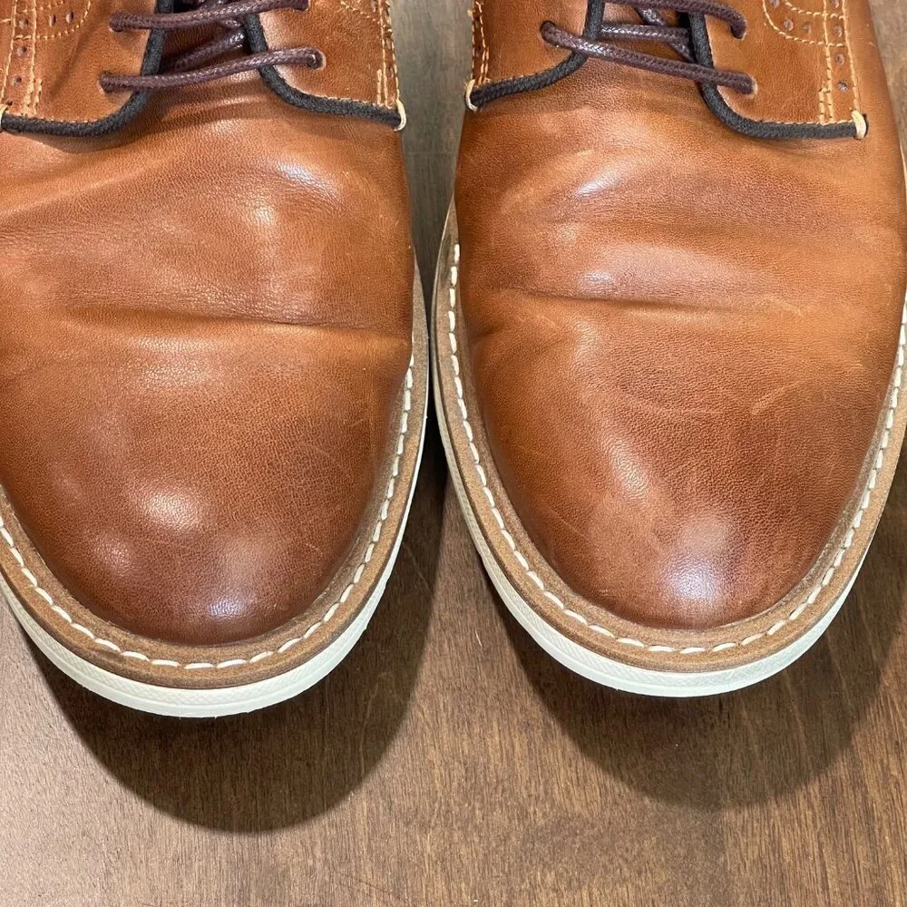 Cole Haan Go To Oxford Men's Size 9.5‎ Leather Dress Shoes Lace up British Tan